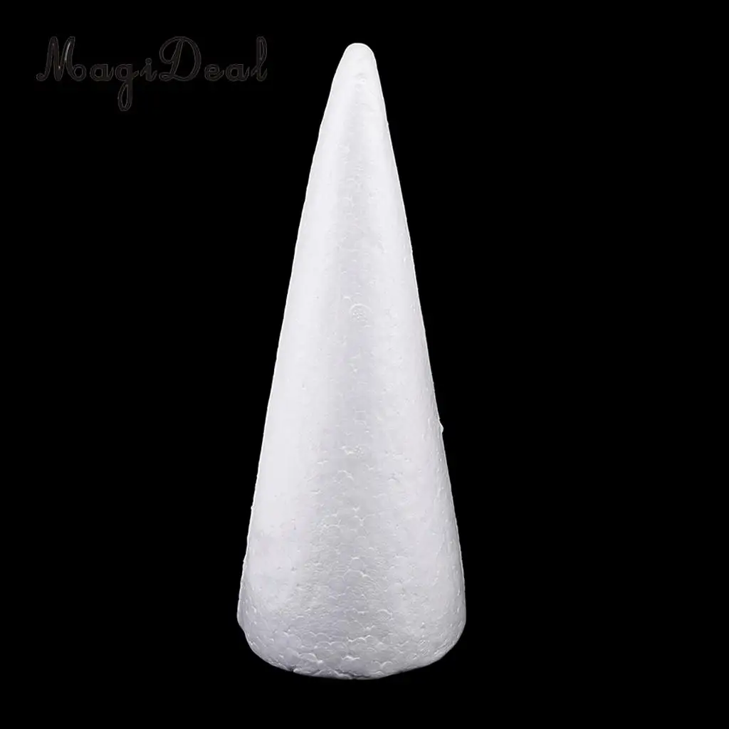 MagiDeal 13Pcs Cone  Styrofoam Foam For Handmade DIY Hand Crafts Xmas for kids Modelling projects handmade Christmas Tree 