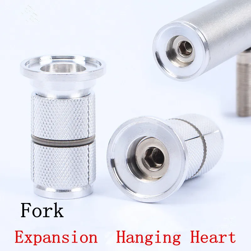 Bike 24.5mm//28.6mm Fork Headset Expander Plug Top Cap Plug Compressor W// Screw