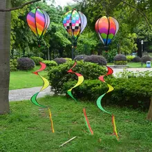 Горячий 1 шт. полосатый воздушный шар для детей игрушка случайный цвет подарок ветер Спиннер Прямая поставка#0705