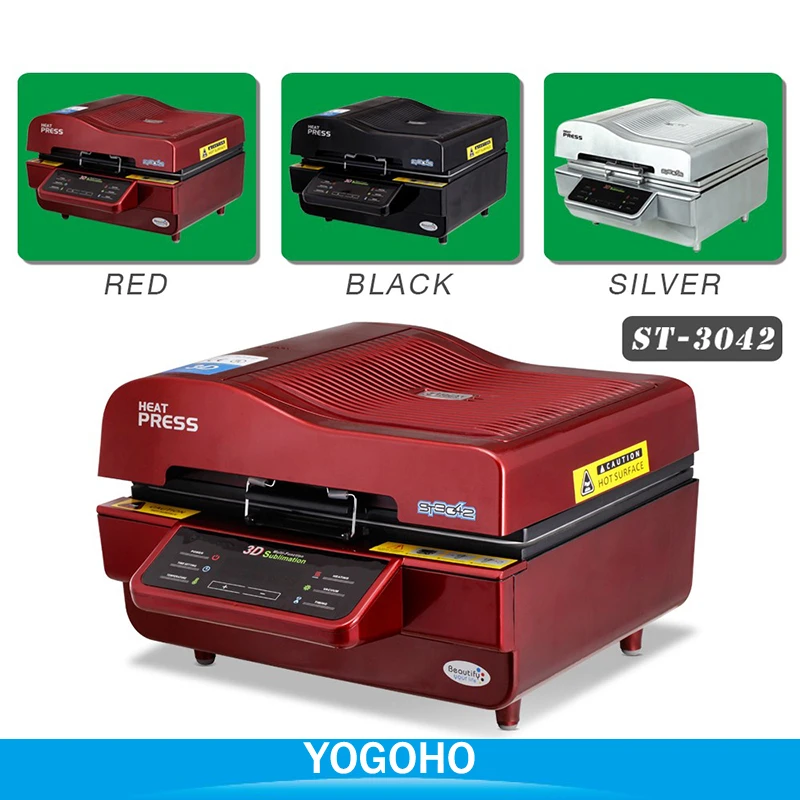 ST 3042 3D de la prensa del calor de sublimación impresora 3D de vacío máquina de prensado en caliente para los casos tazas Vasos de cerámica de madera|Impresoras 3D| - AliExpress
