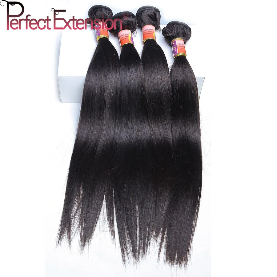 

7 days returns guarantee Brazilian Virgin Hair Straight 4 Bundles Lot Rosa Hair Products Brazilian Straight Hair Free Shipping