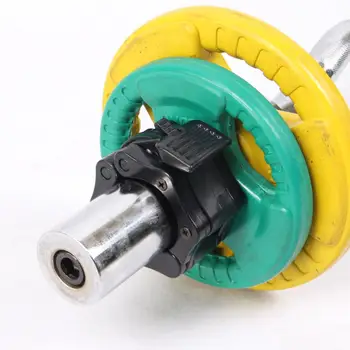 

fitness equipment weightlifting barbell accessories barbell pole weight plate plastic buckle security for freeshipping