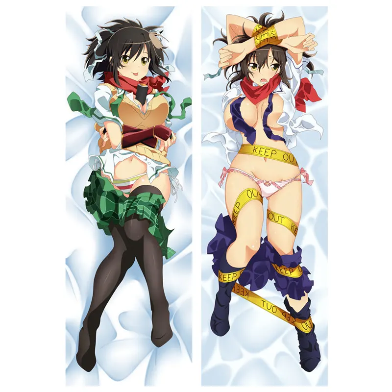 Аниме SenRan Kagura наволочки SenRan Kagura Dakimakura Чехол сексуальные девушки 3D двухсторонние постельные принадлежности обнимающие наволочки для подушек SK01A - Цвет: 2WAY
