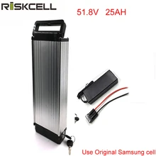 Rear rack lithium battery 51.8v 25Ah ebike li-ion battery 52v 1500w electric bike battery for electric bicycle For Samsung Cell