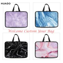 Мраморная сумка для ноутбука с рукавом из мягкого неопрена 10 12 13 14 15 15,6 17 17,4 дюймов универсальная сумка для планшета для macbook air/pro/xiaomi air 13