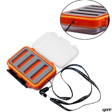 Двухсторонний Водонепроницаемый Пластиковый пенопласт для ловли нахлыстом приманка крючок чехол для хранения коробка MAR28