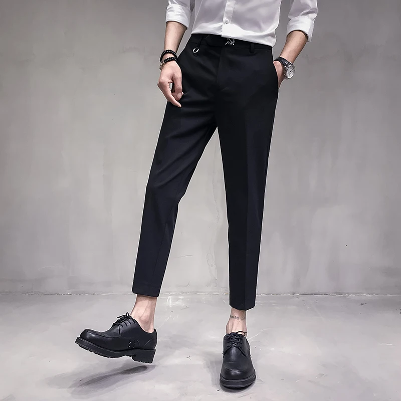 Terno Masculino мужские брюки формальные Erkek Pantalon Homme серые мужские платья костюм Деловые брюки, штаны мужские костюмы брюки Elegante