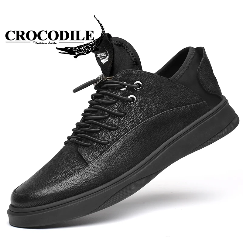 تمساح Winte الرجال التزلج حذاء رياضة جلد طبيعي أحذية تزلج الذكور الركض رياضية أحذية رياضية للرجال قبالة أسود تمساح Winte الرجال التزلج حذاء رياضة جلد طبيعي أحذية تزلج الذكور الركض رياضية أحذية رياضية للرجال قبالة أسود