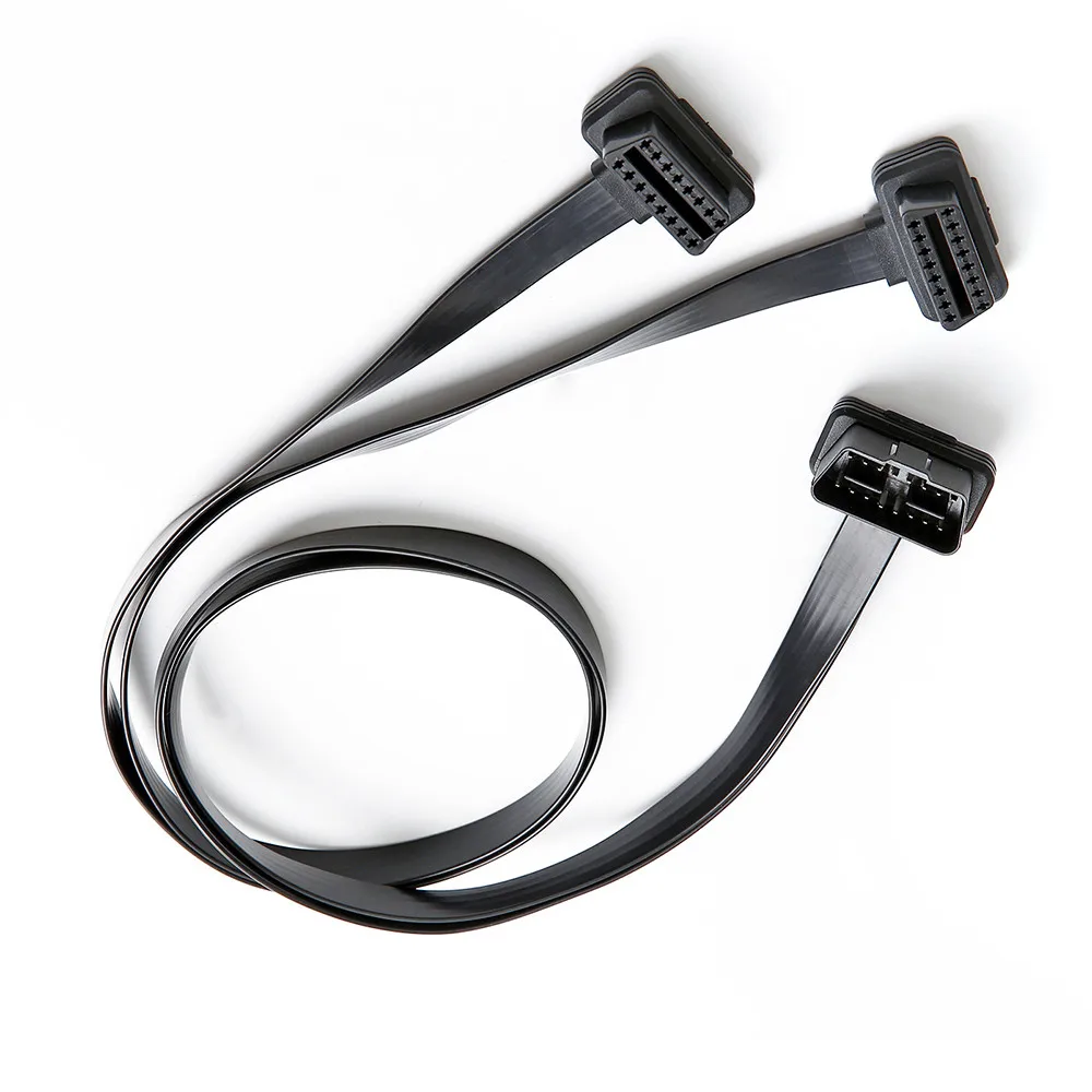 bbfly-B5 OBD II OBD2 16Pin Splitter Extension 1 x Male and 2 Female Cable Adapter (3.3FT/100CM) |