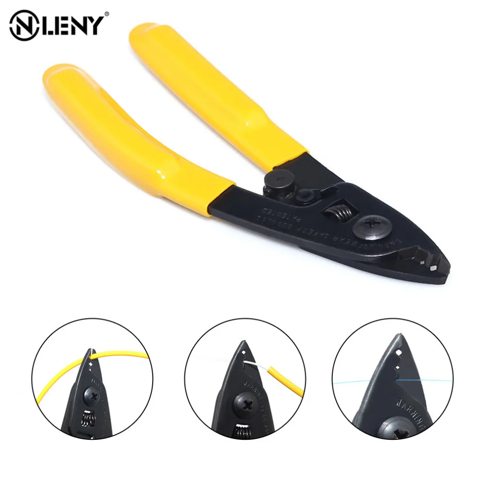 

ONLENY Practical CFS-3 Three-port Fibre Stripper Fiber Stripping Pliers / Wire Strippers Three Hole Stripper Plier for Miller