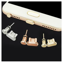 Универсальные наушники+ порт зарядки Micro USB Пылезащитная заглушка для смартфона алюминиевый сплав Android Пылезащитная пробка для мобильного защиты