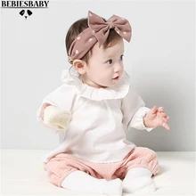 Год белая весенняя рубашка с длинными рукавами для маленькой девочки цветочная горловина изящная рубашка uk хлопковый топ рубашки для младенцев до 2 лет