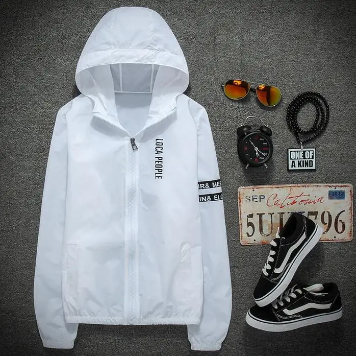 yizlo jackets summer rashguard anorak jacket windbreaker streetwear hip hop college student wind breaker jaqueta masculina