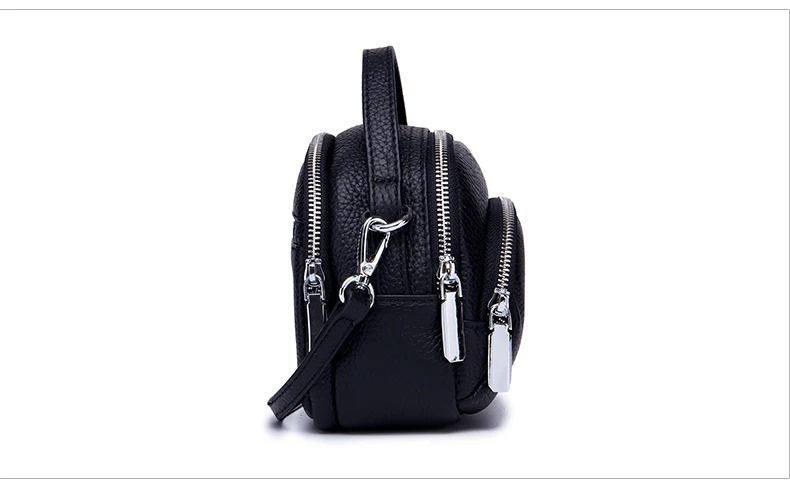 Lomelobo Women Genuine Leather Handbags Lady Litchi Pattern Shoulder Bag Casual Totes & Crossbody bags Female Girl Messenger Bag 2019 HBL222 Details (13)