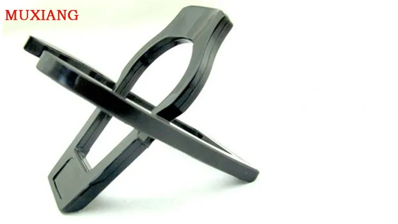 2 Folding Black Large Size Plastic Pipe Rack for One Tobacco Pipe