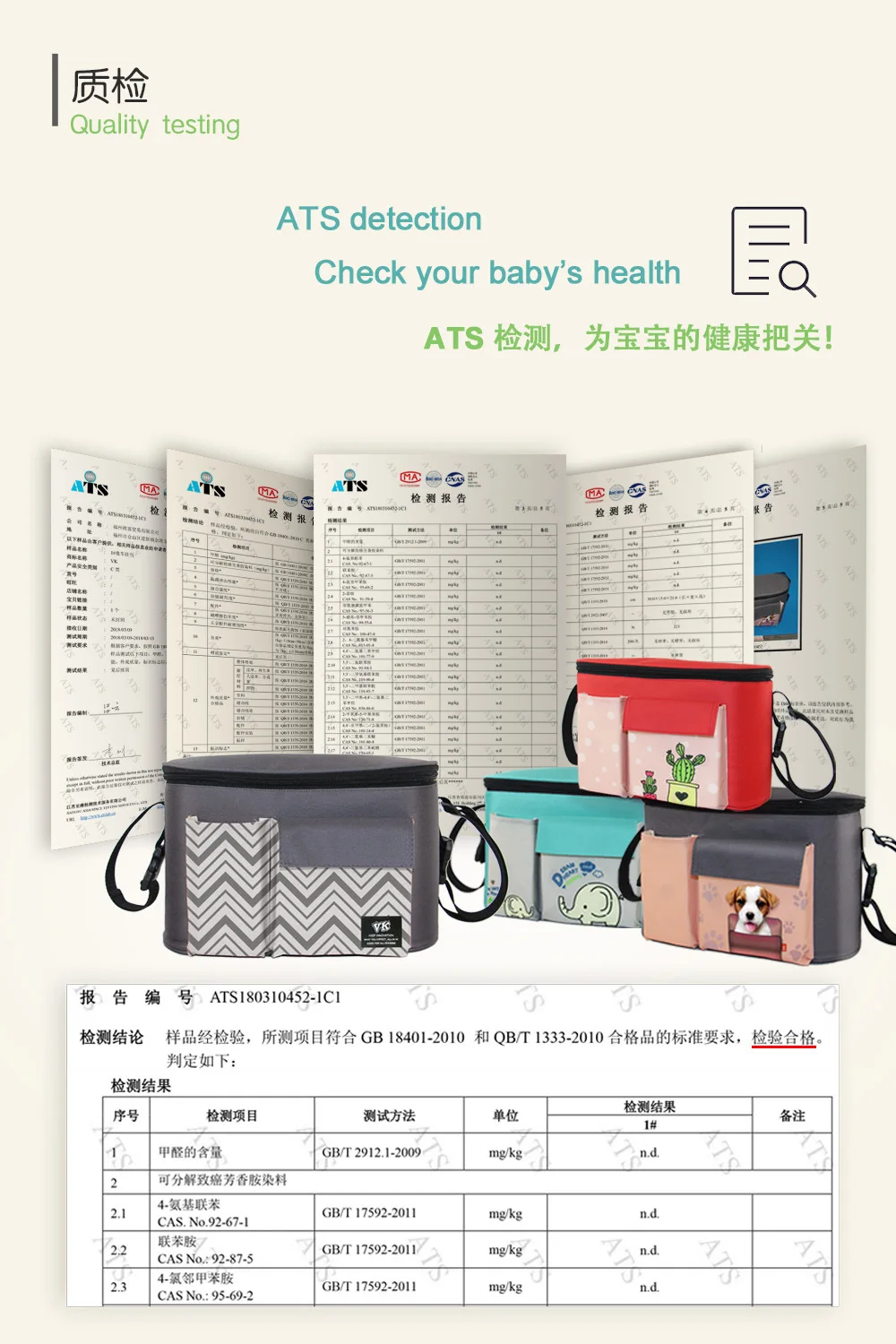 Test report cart