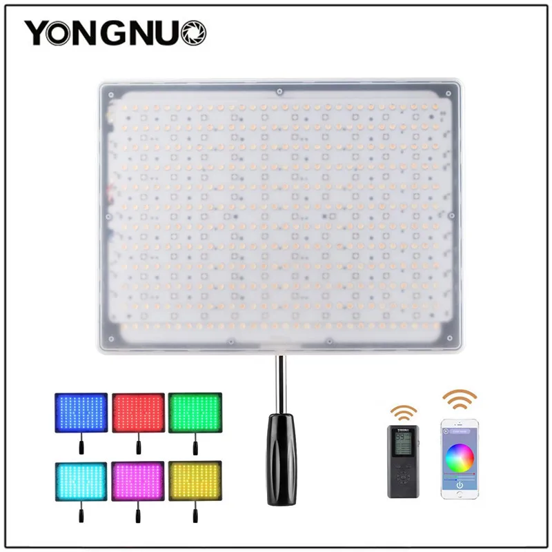 YONGNUO YN600RGB Pro панель освещения для фотостудии с цветовой температурой 3200K 5500K и