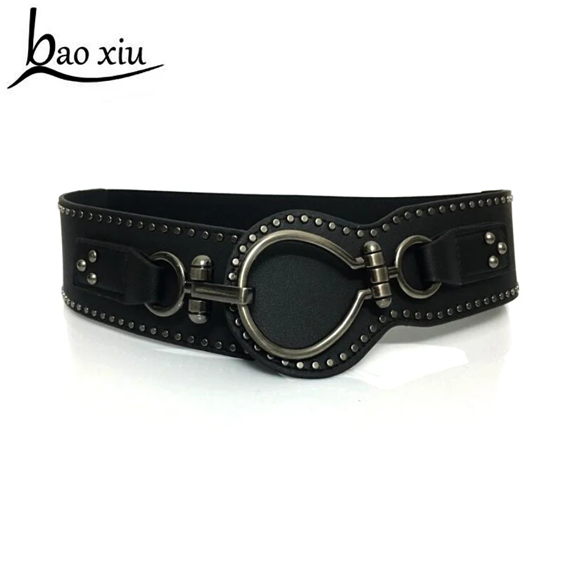 calzature molti stili posto migliore Nuovi Grandi rivetti metallici cintura donna Rotonda rivetti Spike ... calzature molti stili posto migliore Nuovi Grandi rivetti metallici cintura donna Rotonda rivetti Spike ...