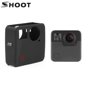 

SHOOT Soft Silicone Protective Cover Case for GoPro Fusion Action Camera Housing Cover Case for Go Pro Fusion Camera Accessory
