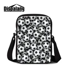 Dispalang для мальчиков на открытом воздухе сумки-мессенджеры для путешествий футбольные мячи basetbball Soccers шаблон Кроссбоди сумка на плечо для школы клапаном