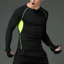 Мужские дизайнерские быстросохнущие беговые колготки Футболки с длинным рукавом тренировочные топы футболки мужские фитнес-тренажерный зал футболки Мужская спортивная одежда
