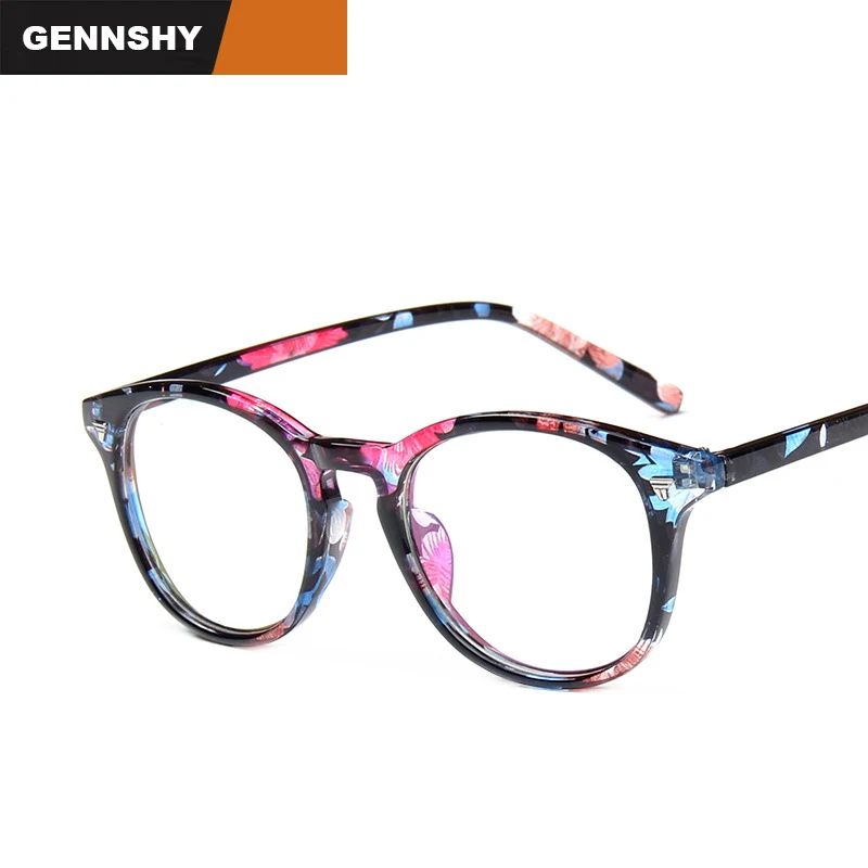 

Vintage Square Eyeglasses Frame Classical Frame With Nails Plastic Black Flower Optical Frame Clear Lenses Student Eyeglasses