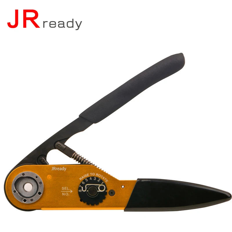 

JRready YJQ-M300 Four-indent Aviation Crimp Tool 6-14AWG Equivalent DMC M300 Work with MIL Standard Electronic Connectors