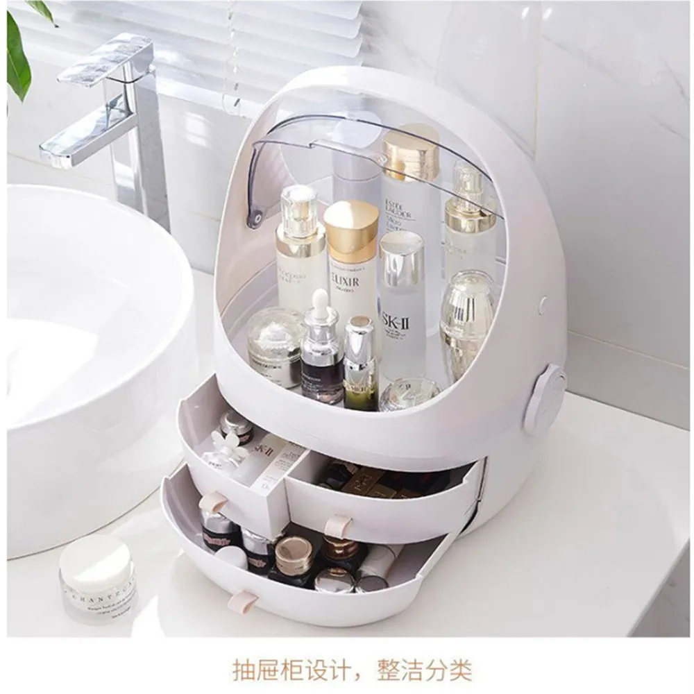 

Multifunction Space Capsule Cosmetic Case Waterproof Organizer Jewelry Toiletries Storage Bag Women Make Up Portable Travel Box