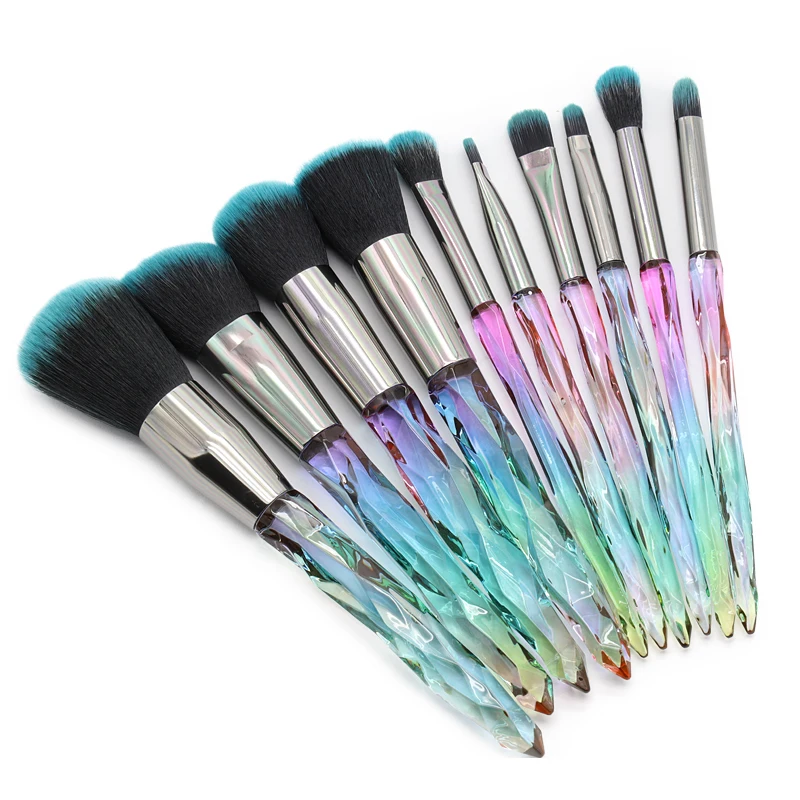 

5/10Pieces/Set Professional Kit Makeup Brushes Tool Cosmetics Foundation high quality Makeup Brush Set Kabuki Unicorn Brush Set