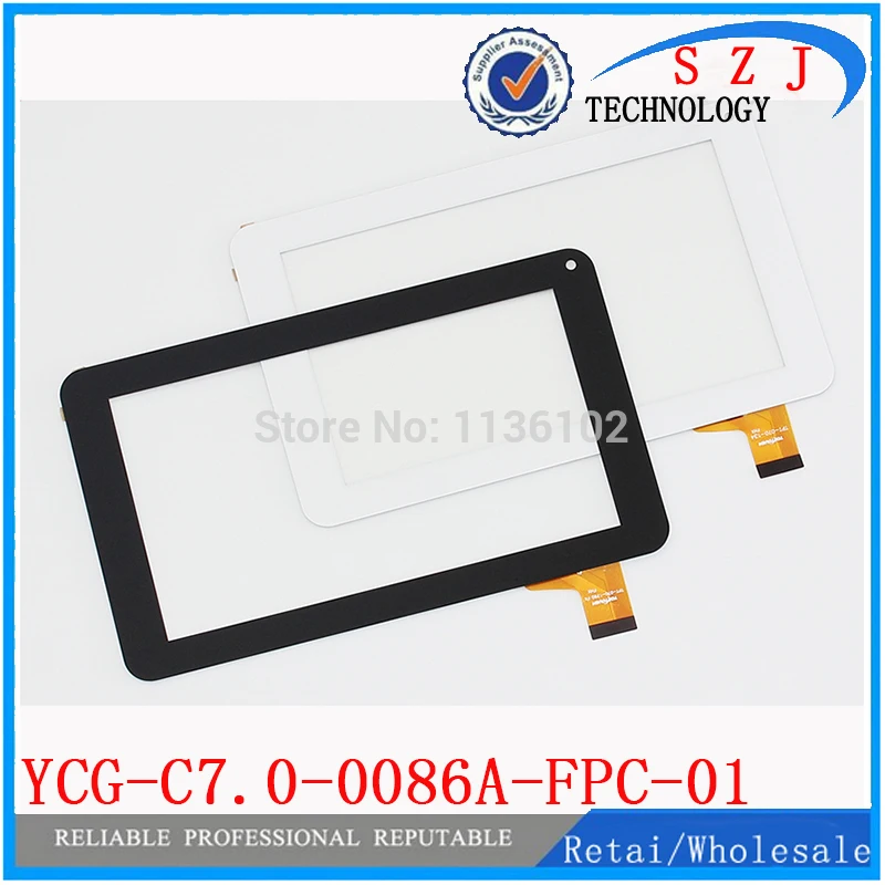 

New 7'' inch YCG-C7.0-0086A-FPC-01 Tablet Capacitive touch screen panel Digitizer Glass Sensor C7.0-0086A-FPC-01 Free Shipping