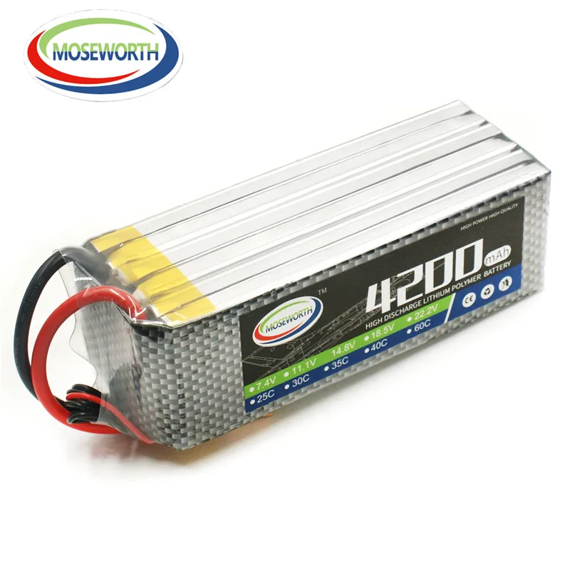 Lipo Battery 5S 18.5V 4200mAh 40C For RC Drone Helicopter 