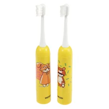 Милая мягкая электрическая зубная щетка для детей 3-6-12 лет, мягкая домашняя детская зубная щетка с героями мультфильмов, вибрация Z30