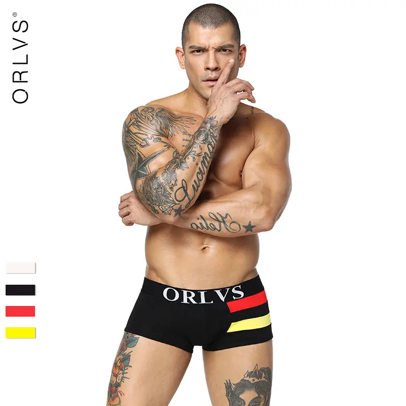 

Men Boxer Shorts ORLVS Brand Cotton Underwear Men Boxer Gay Cuecas Panties Sexy Mens Underwear Cuecas Boxershorts Homme Gay