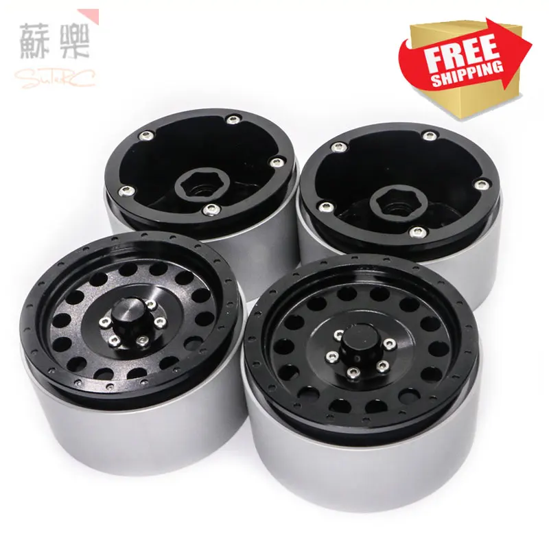 

1:10 RC Model car 2.2 inch alloy wheel hub traxxas axial TRX4 SCX10 RR10 ghost 90048 option parts upgrade