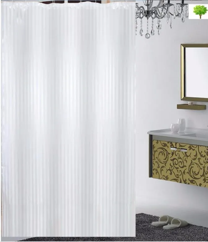 180*180 см высокого качества утолщение Инь и Ян полосы полиэстер занавески для душа водонепроницаемые шторы для ванной Непрозрачный отель