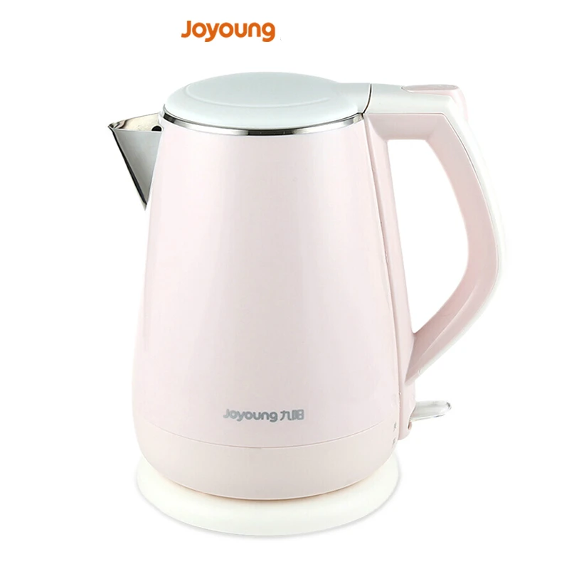 

1.5L Water Kettle Electric Tea Kettle Stainless Steel 2-layer Anti-scalding Automatic Power Off Hot Water Pot Metal Tea Kettles