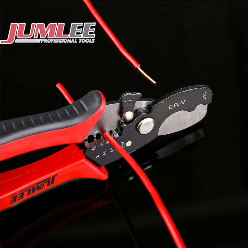 

7.2in Wire Stripper Cable Cutting Scissor Stripping Pliers Cutter Crimper 0.6-2.6mm Hand Tools Ferramentas Herramientas TAB Term