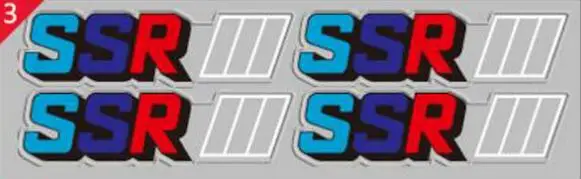 4 x автомобильный Стайлинг обода колеса автомобиля декоративные виниловые наклейки серии автомобильные аксессуары наклейки для SSR колеса - Название цвета: Style 3