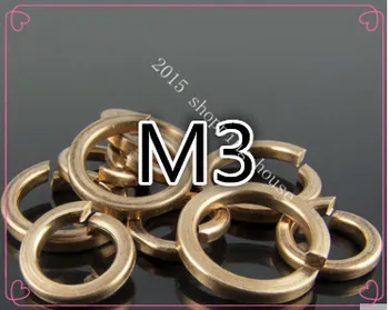 

Hardware accessories Hardware store brass spring washer copper spring washer M3