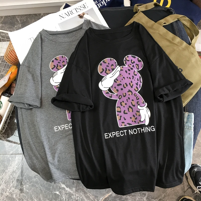 

T shirt Summer Cotton Print Embroidery Women Tshirt Harajuku Streetwear Vintage blusas femininas Gothic Korean Riverdale Tops