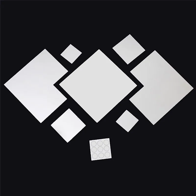 2018 New Rhombus Modern Removable Art Mirror Wall Sticker Home Bath