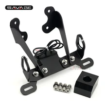 Suporte de placa de licença para yamaha, acessórios para motocicleta, para mt09 MT-09 fz09 2010-2019, montagem ordenada