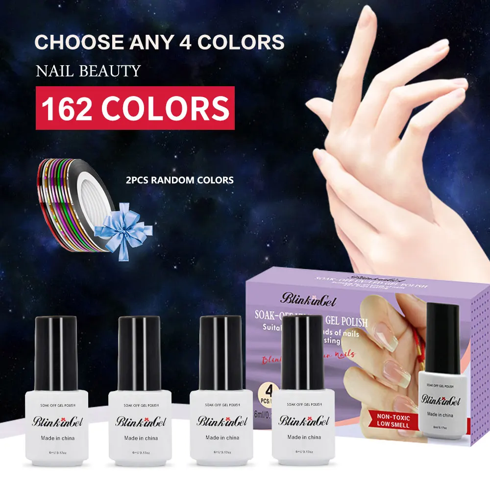 BlinkinGel 1 шт. лак чистых цветов УФ LED гель для ногтей 29 Vernis полуперманентный эмалей UR