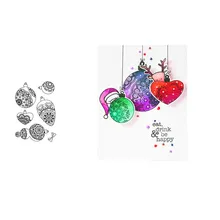 CHRISTMAS Hang Around Clear Silicone Stamp/Seal for DIY scrapbooking/photo album Decorative clear stamp sheets camping 2 transparent clear silicone stamp seal for diy scrapbooking photo album decorative clear stamp sheets r12