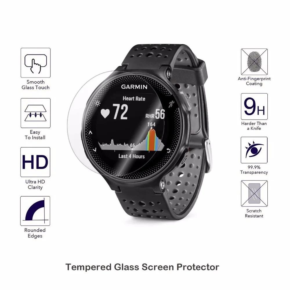 9H Tempered Glass LCD Screen Protector Shield Film Cover for Garmin