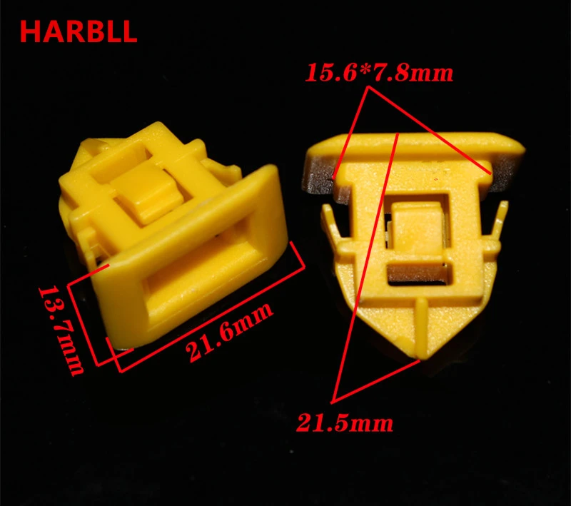 

10PCS For Volvo S40 C30 S80 S60 Plastic fastener for Lower door side skirt Edge beam Bottom edge guard Plate Snap clip