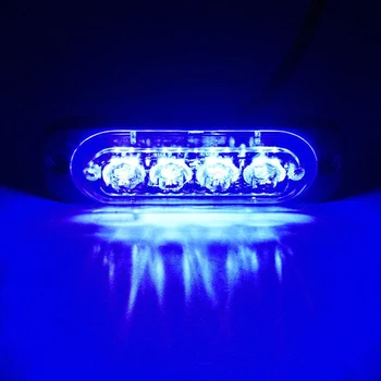 

Strobe Car Flashing Light Light Lamp SUV ATV Van 12W Kit DC 12V-24V Beacon Warning