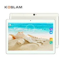 KOSLAM 10 Inch 3G Phone Tablet PC Android 7.0 IPS 1280×800 Screen MTK Quad Core 16GB ROM Dual SIM Card WIFI GPS OTG 10″ Phablet