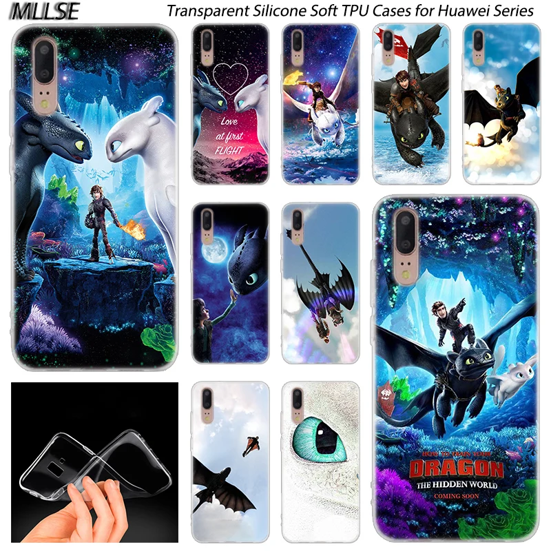 

How to Train your Dragon Silicone Case for Huawei P30 P20 P10 P9 P8 Lite 2017 P30 P20 Pro Mini P Smart 2019 Plus Fashion Cover