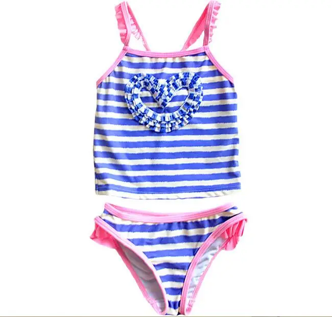 for 1 5years purple stripes peach skirt split children swimsuit baby